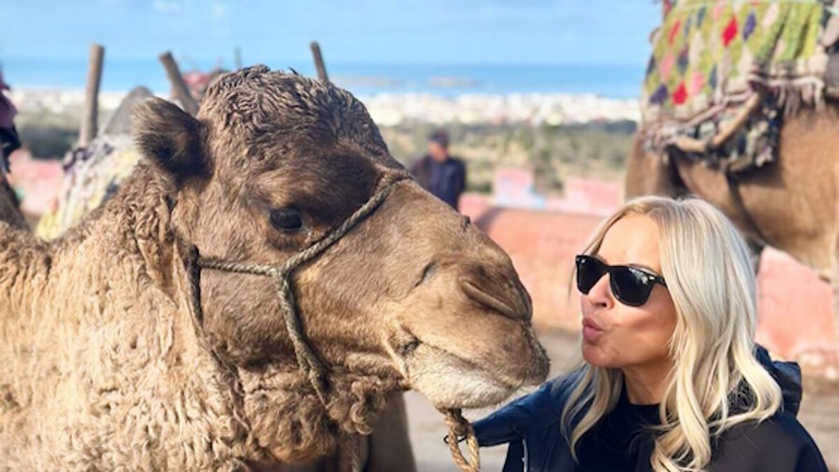 Η Μαρία Μπεκατώρου στο Μαρόκο σε εικόνα που δημοσιοποίησε στο Instagram