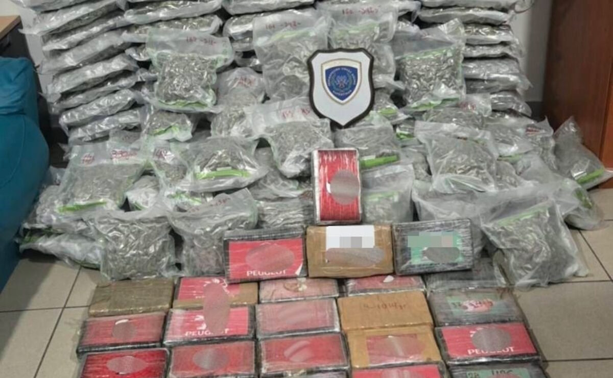 Τα ναρκωτικά που βρέθηκαν στο φορτηγο