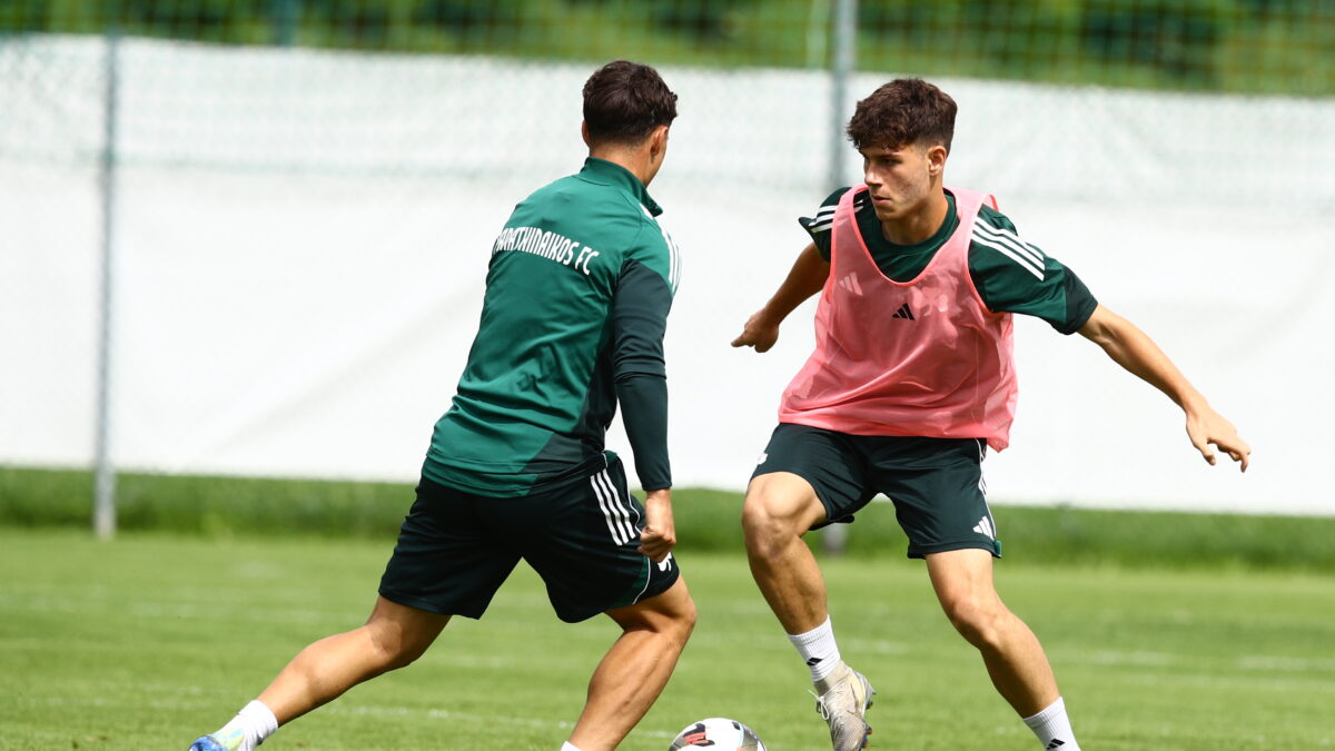 Ο Νεμπής σε προπόνηση του Παναθηναϊκού (ΜΑΡΚΟΣ ΧΟΥΖΟΥΡΗΣ