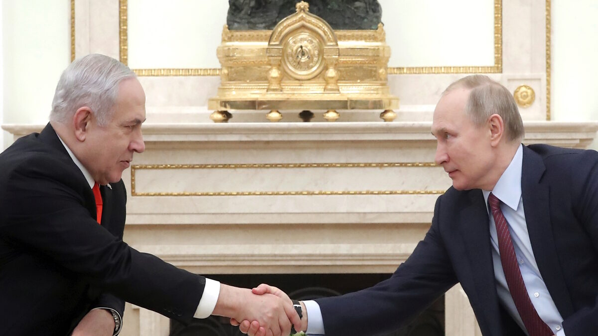 Ο Μπέντζαμιν Νετανιάχου και ο Βλαντίμιρ Πούτιν