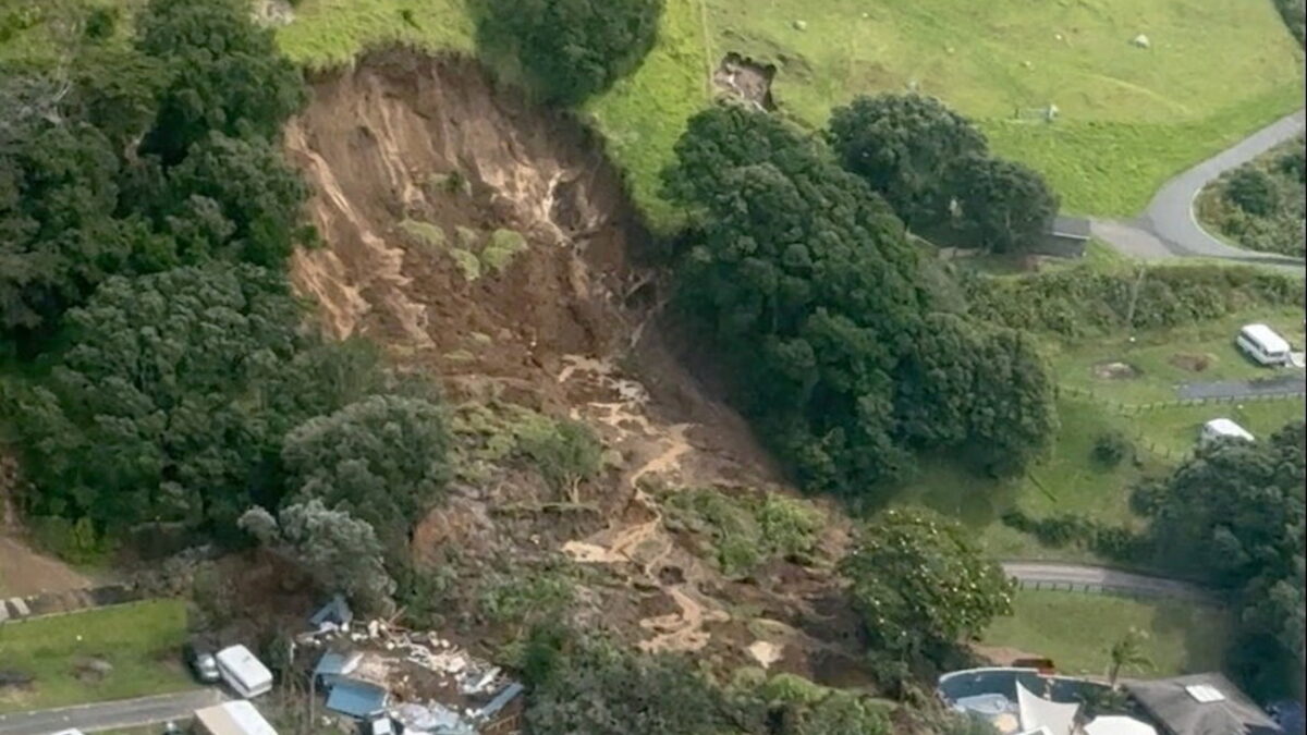 Κατολίσθηση στη Νέα Ζηλανδία