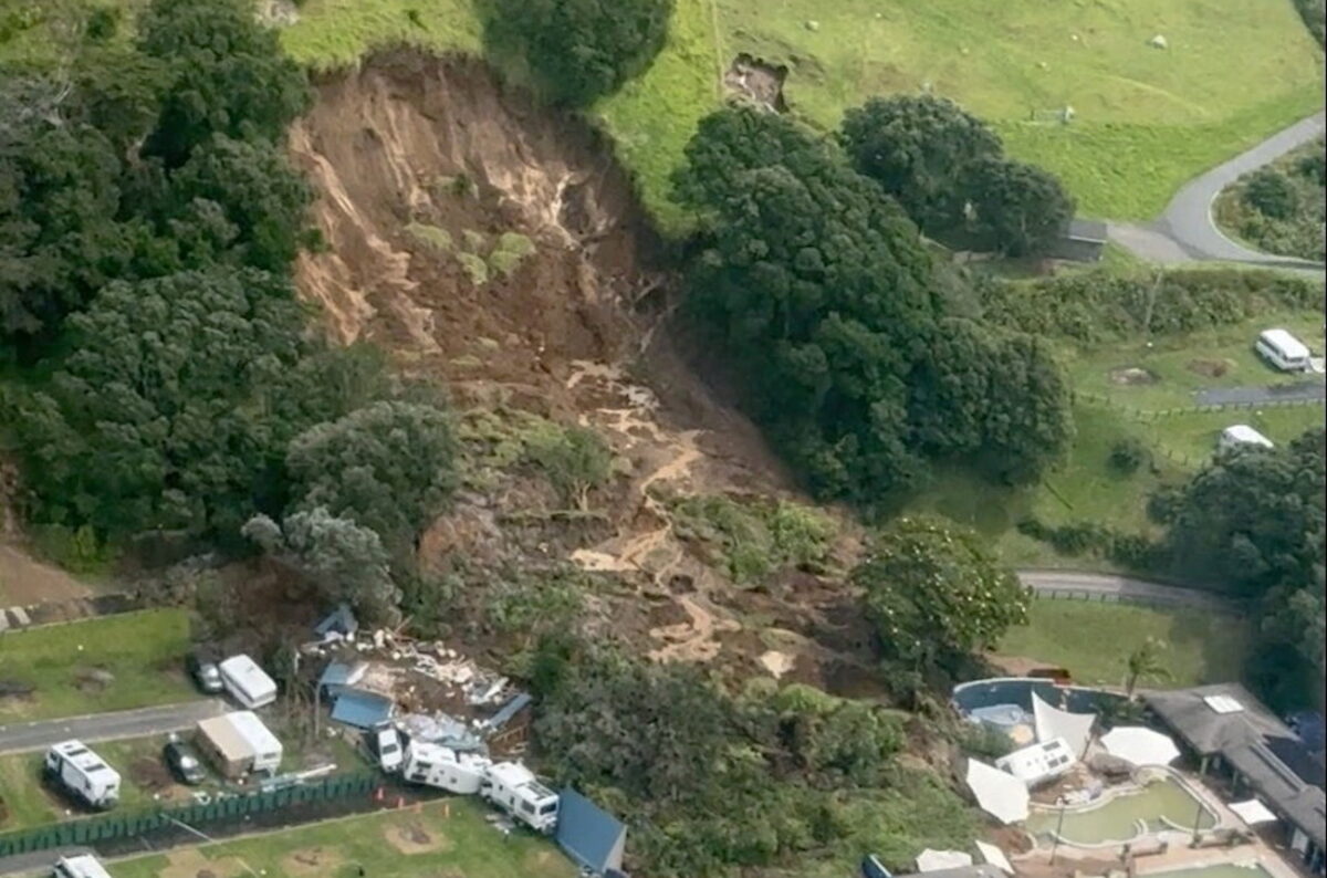 Κατολίσθηση στη Νέα Ζηλανδία