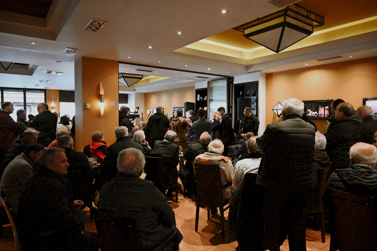 Ομιλία του προέδρου του ΠΑΣΟΚ, Νίκου Ανδρουλάκη στην Καστοριά 