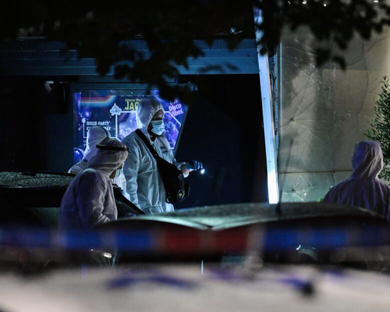 Έκρηξη σε νυχτερινό κέντρο στην οδό Μιχαλακοπούλου, στην Αθήνα, Τρίτη 7 Οκτωβρίου 2025.