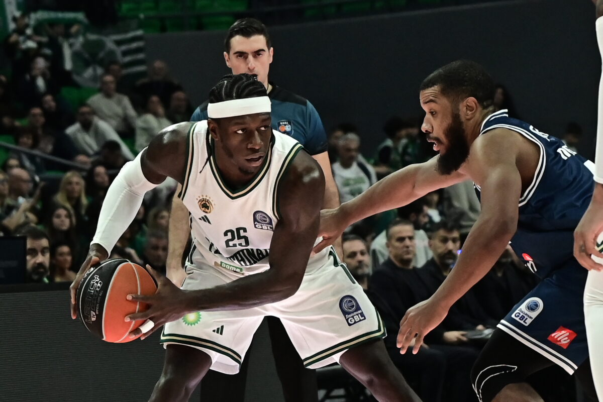 Ο Κέντρικ Ναν στον αγώνα Παναθηναϊκός - Καρδίτσα