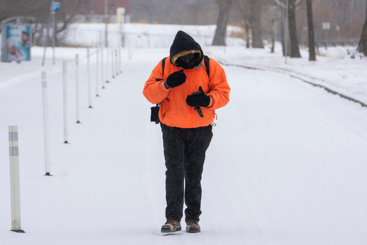 Χιονόπτωση στην Οκλαχόμα