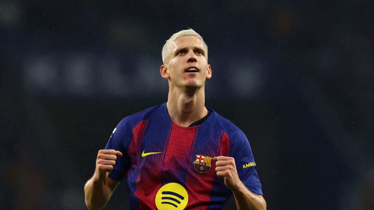 Ο Ντάνι Όλμο με την Μπαρτσελόνα