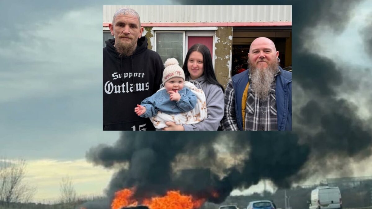 Οι δύο άνδρες, η μητέρα και το μωρό