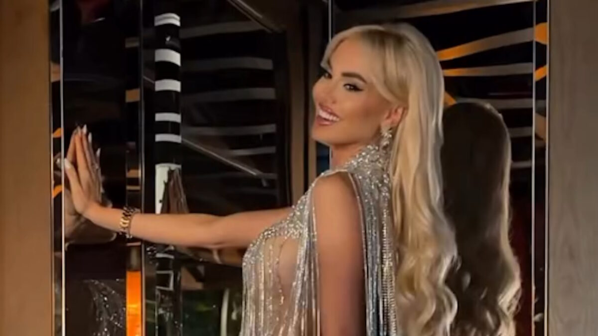 Η Αλεξάνδρα Παναγιώταρου σε εικόνα από βίντεο που δημοσιοποίησε από το Ντουμπάι