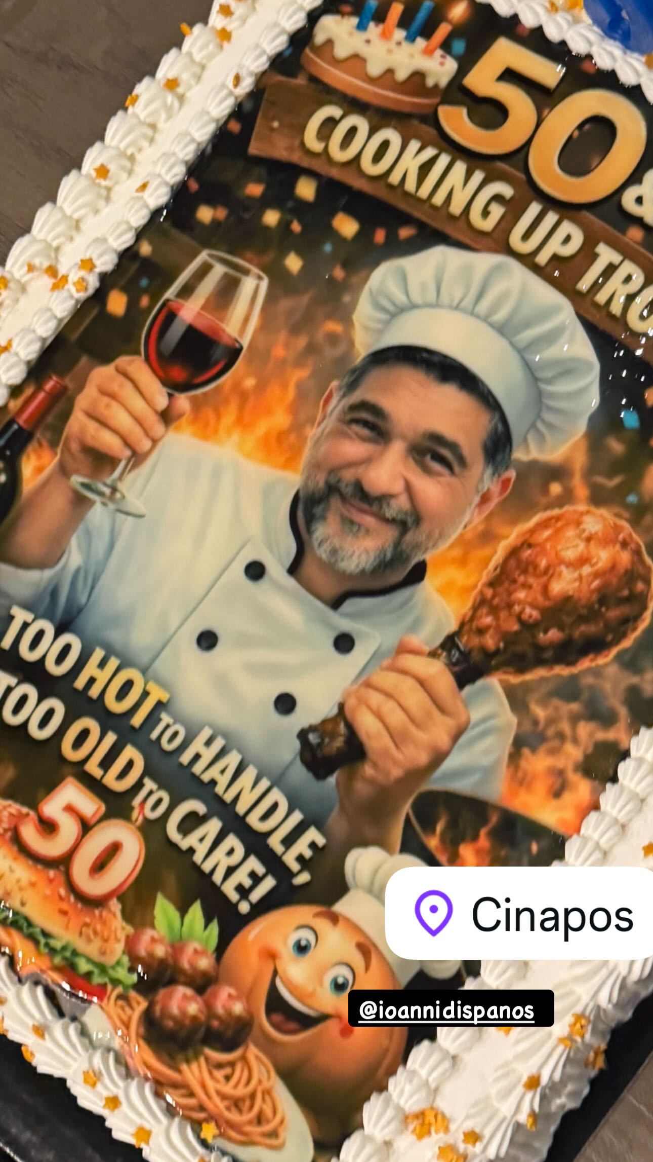 Η τούρτα έκπληξη του Πάνου Ιωαννίδη