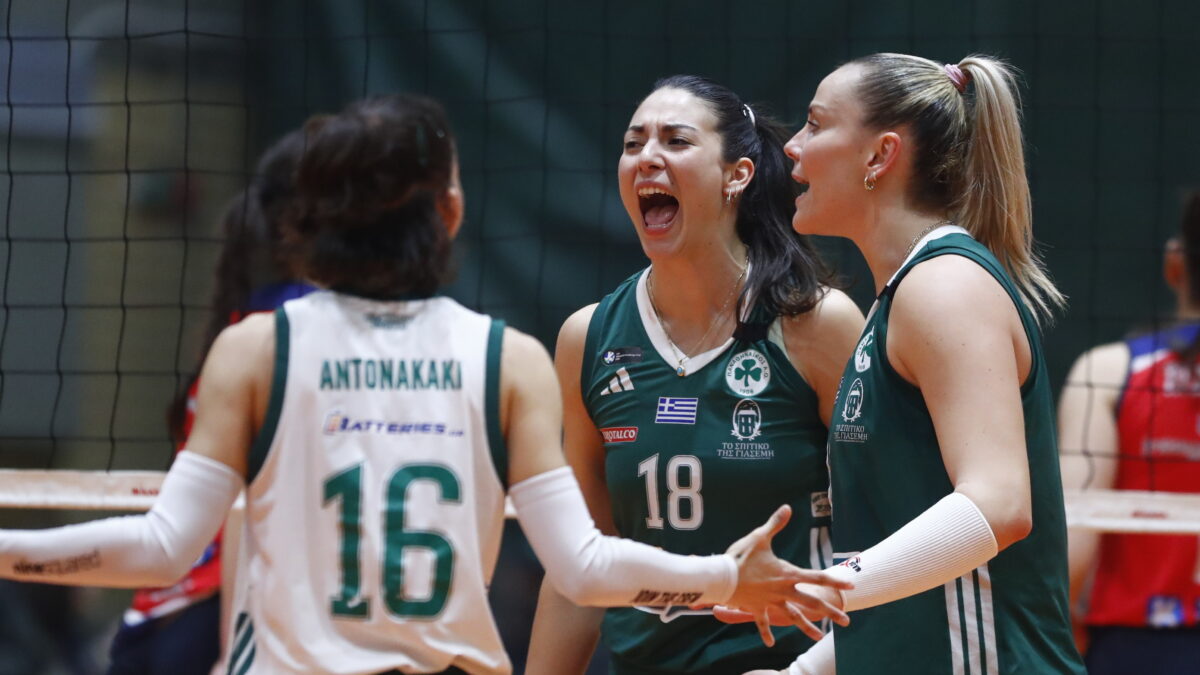 Η ομάδα βόλεΪ του Παναθηναϊκού