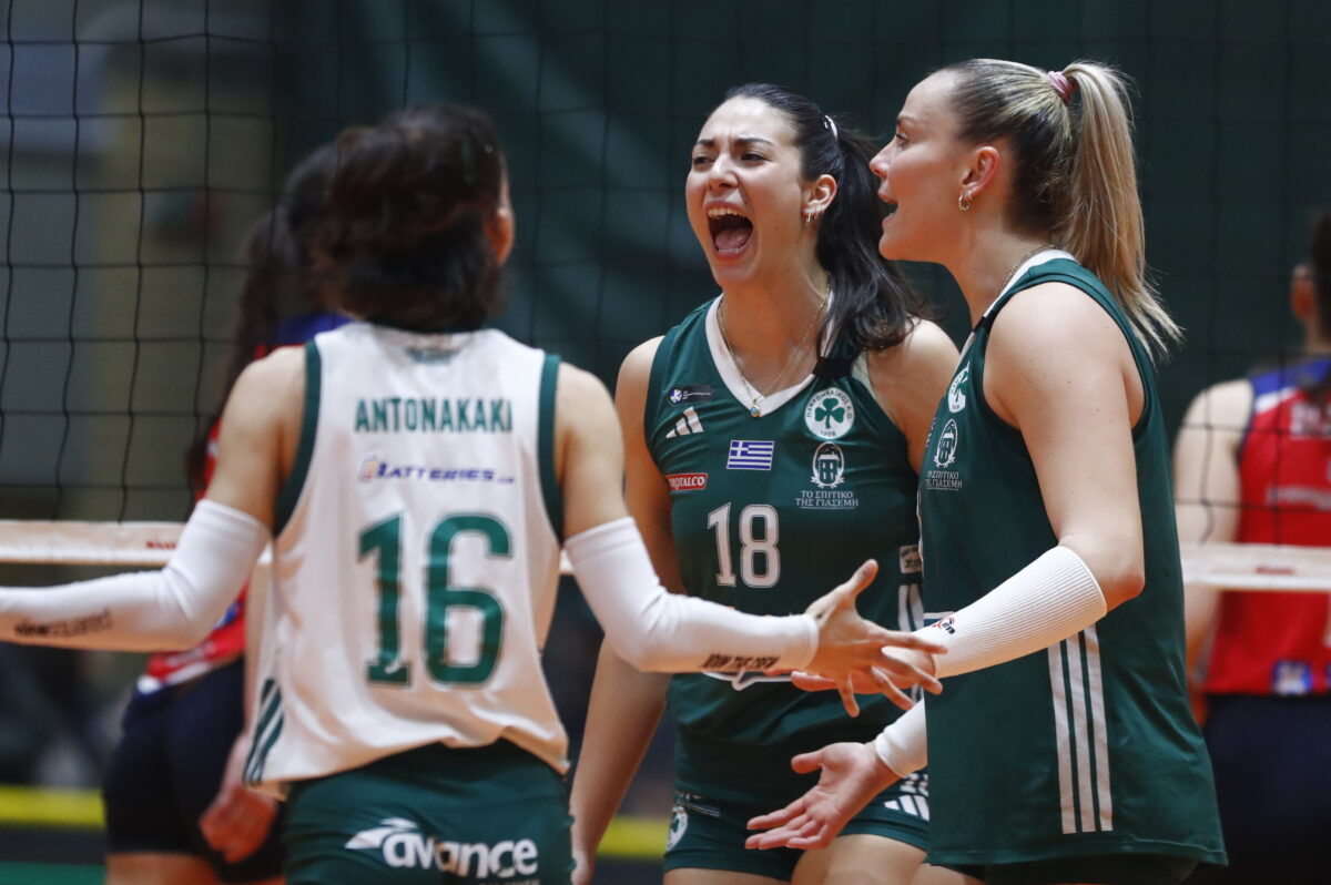 Η ομάδα βόλεΪ του Παναθηναϊκού