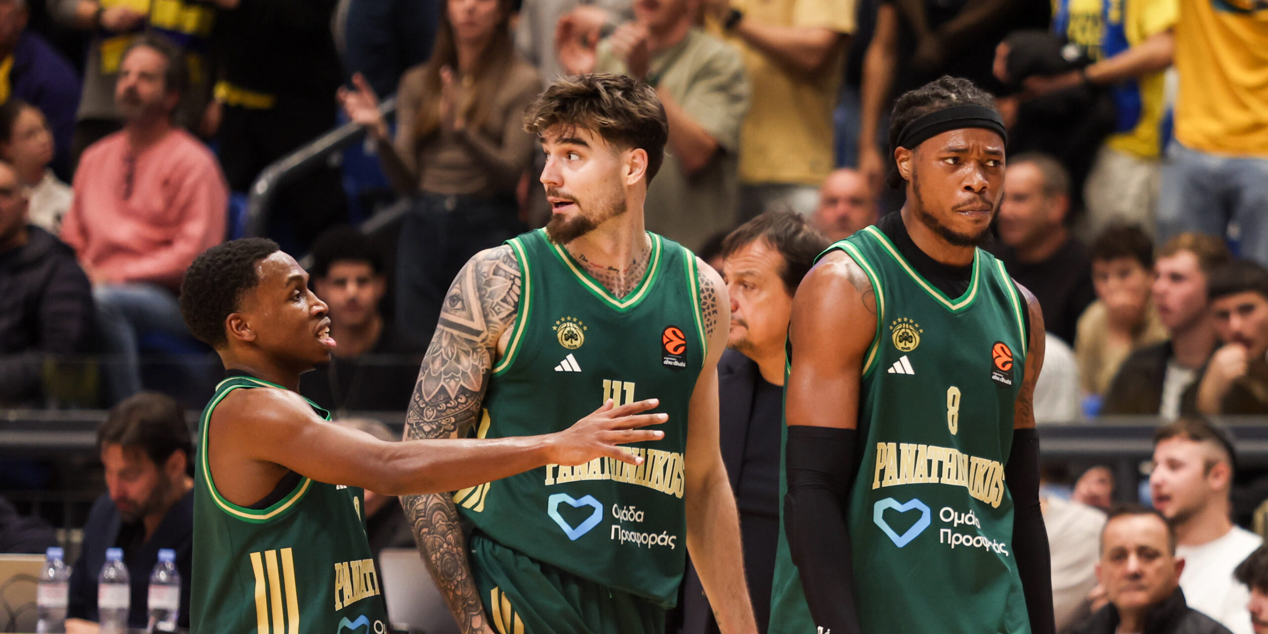 Οι παίκτες του Αταμάν στο Μακάμπι - Παναθηναϊκός