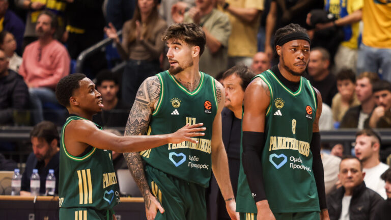 Οι παίκτες του Παναθηναϊκού