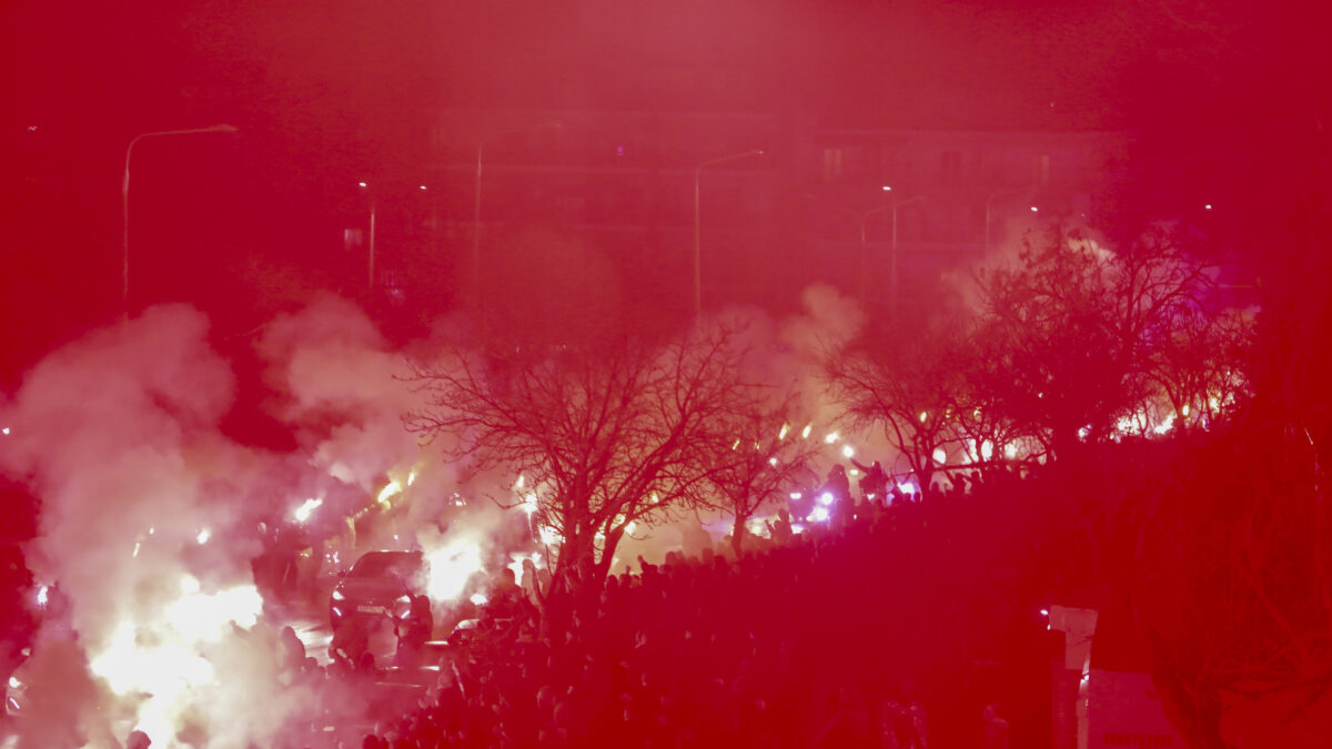 Υποδοχή των σορών των οπαδών του ΠΑΟΚ