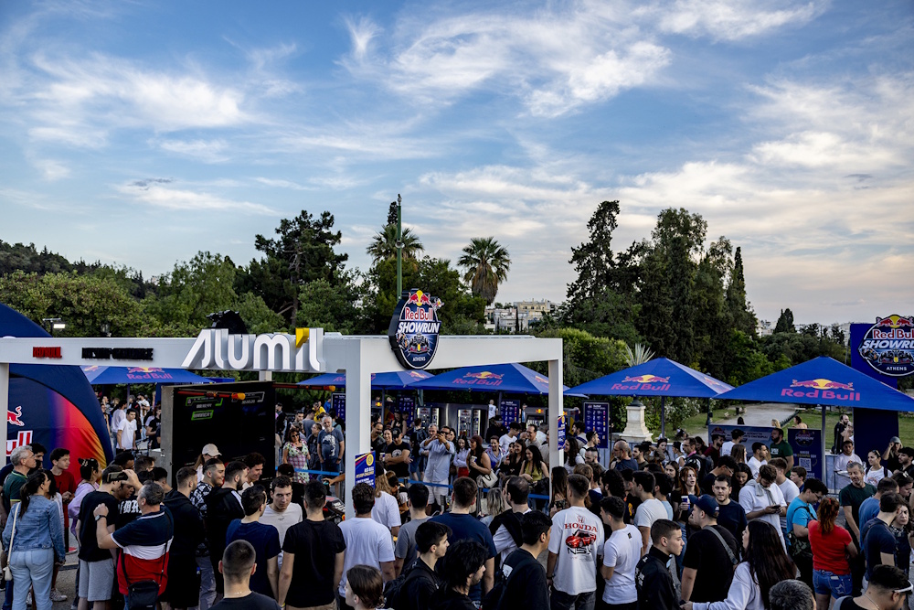 red bull showrun by alumil