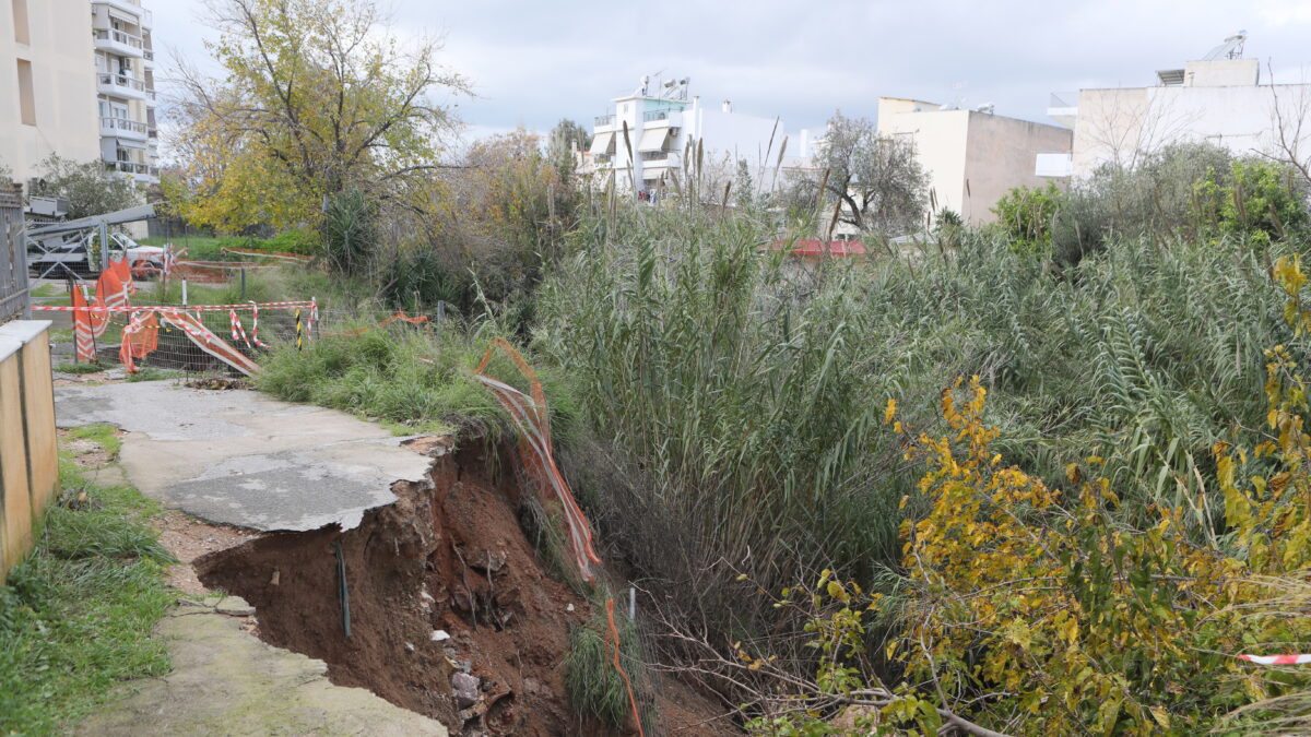 Το ρέμα είχε φουσκώσει και τις παραμονές των Χριστουγέννων του 2025