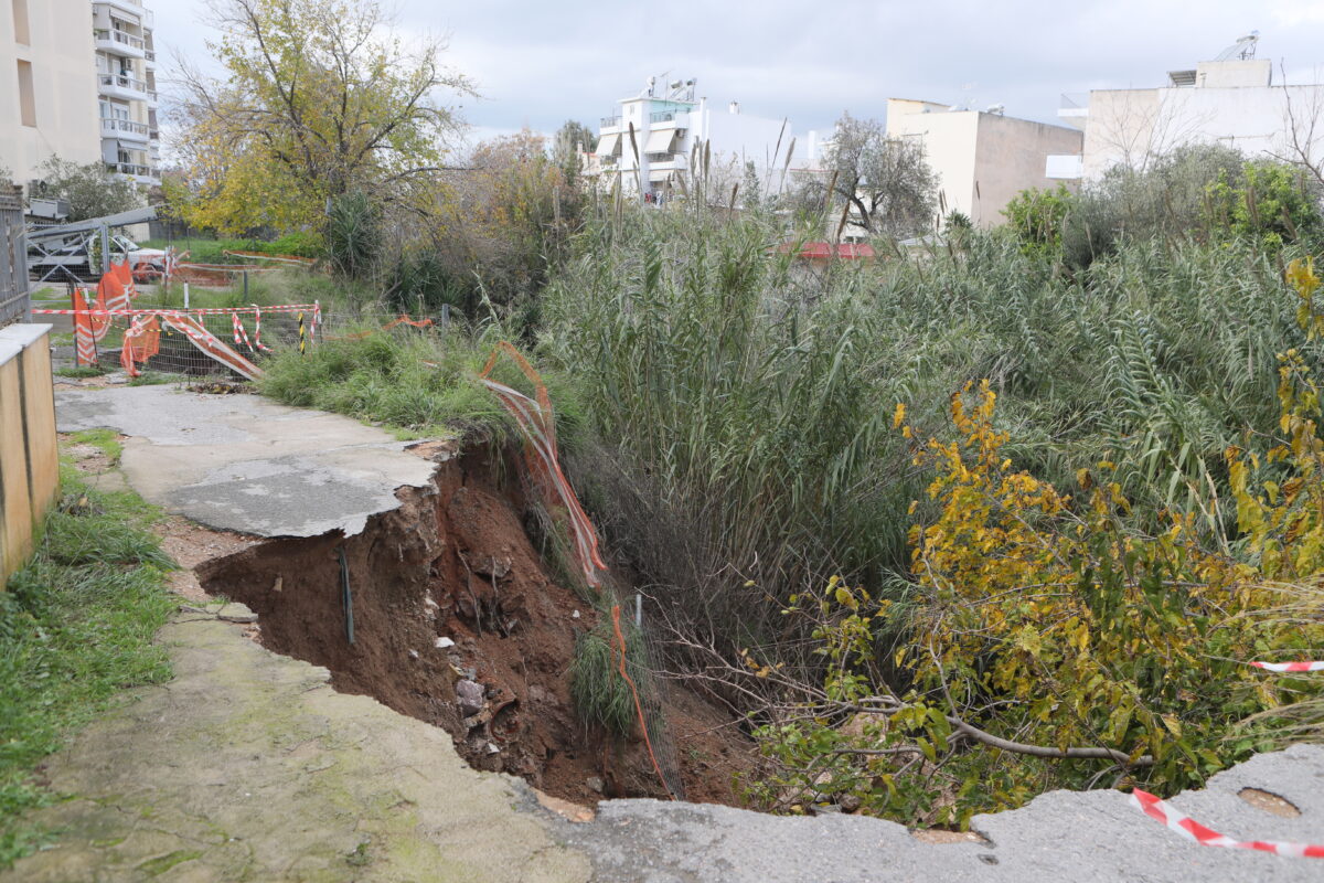 Το ρέμα είχε φουσκώσει και τις παραμονές των Χριστουγέννων του 2025