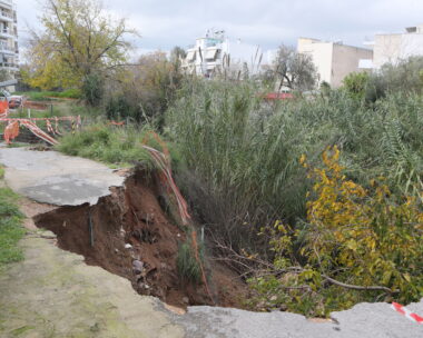 Το ρέμα είχε φουσκώσει και τις παραμονές των Χριστουγέννων του 2025