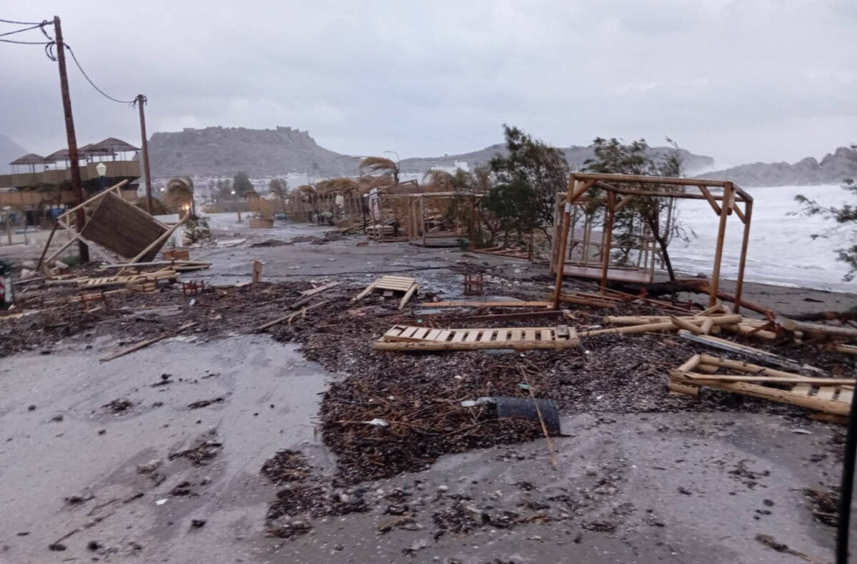 Κακοκαιρία στη Ρόδο