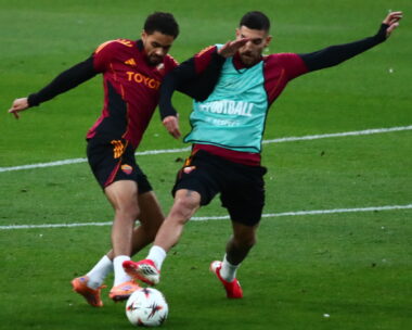 Η προπόνηση της Ρόμα στο ΟΑΚΑ