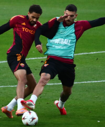 Η προπόνηση της Ρόμα στο ΟΑΚΑ