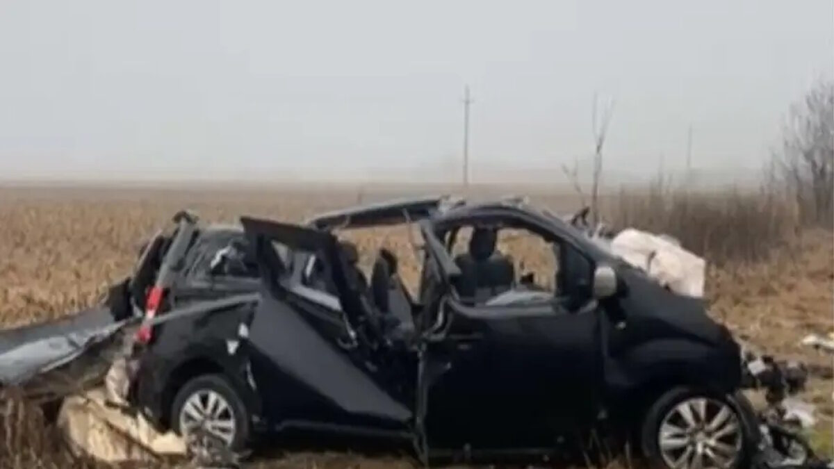 Το βαν που μετέφερε τους οπαδούς του ΠΑΟΚ