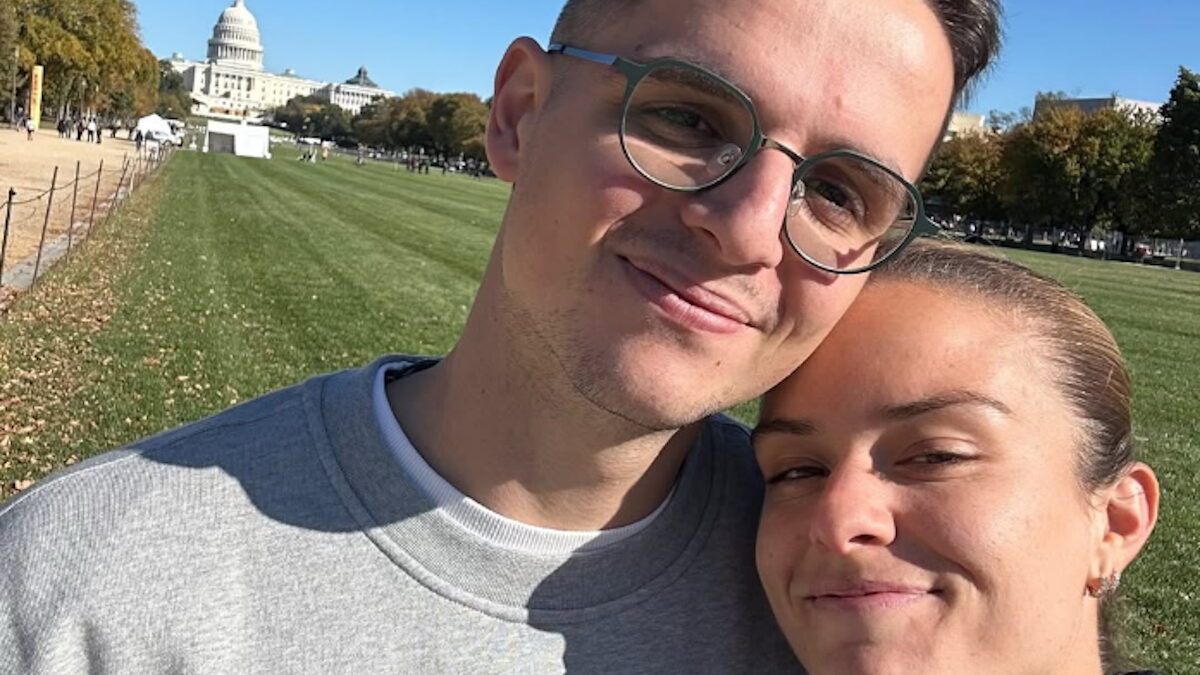 Η Μαρία Σάκκαρη και ο Κωνσταντίνος Μητσοτάκης