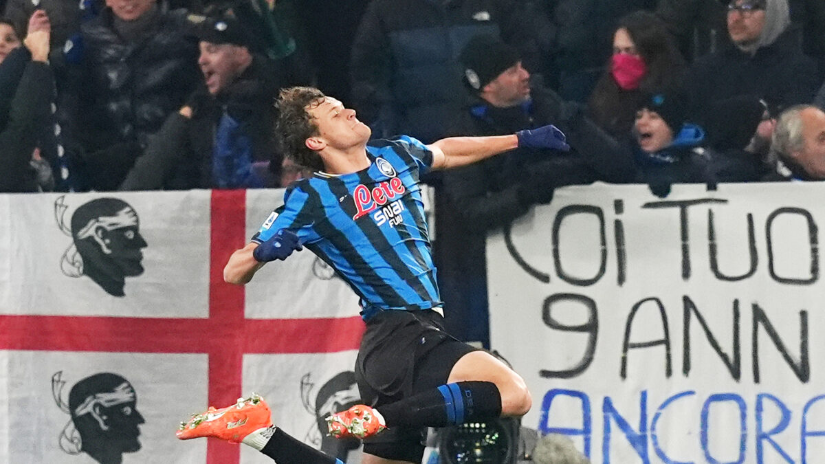 Ο Σκαλβίνι πανηγυρίζει το γκολ του