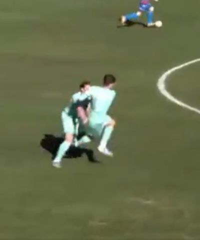 Το σπρώξιμο του Μπέρενς πάνω στον Κούτσια