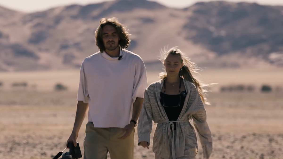 Ο Τσιτσιπάς με τη σύντροφό του