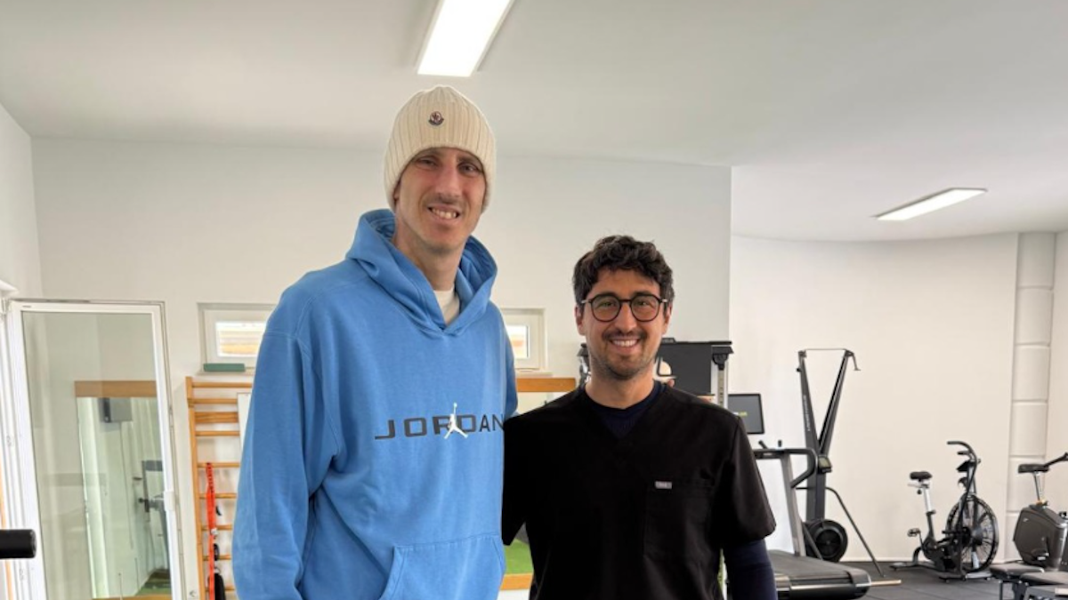 Ο Ακίλε Πολονάρα στο γυμναστήριο, φωτογραφία από instagram