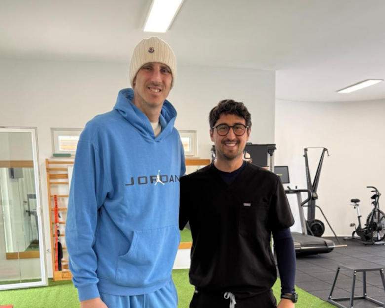 Ο Ακίλε Πολονάρα στο γυμναστήριο, φωτογραφία από instagram