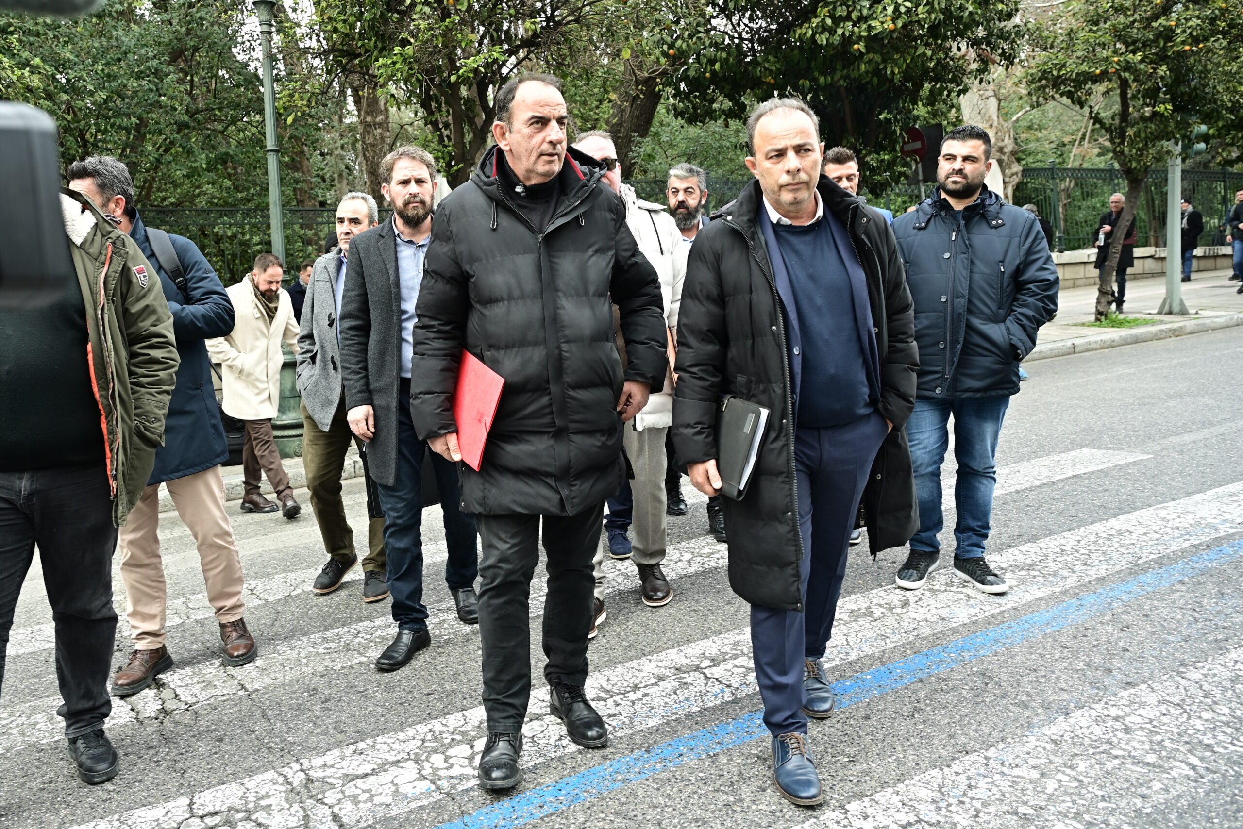 Συνάντηση του πρωθυπουργού Κυριάκου Μητσοτάκη με εκπροσώπους αγροτών και κτηνοτρόφων, στο Μέγαρο Μαξίμου