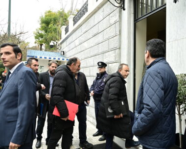 Συνάντηση του πρωθυπουργού Κυριάκου Μητσοτάκη με εκπροσώπους αγροτών και κτηνοτρόφων, στο Μαξίμου