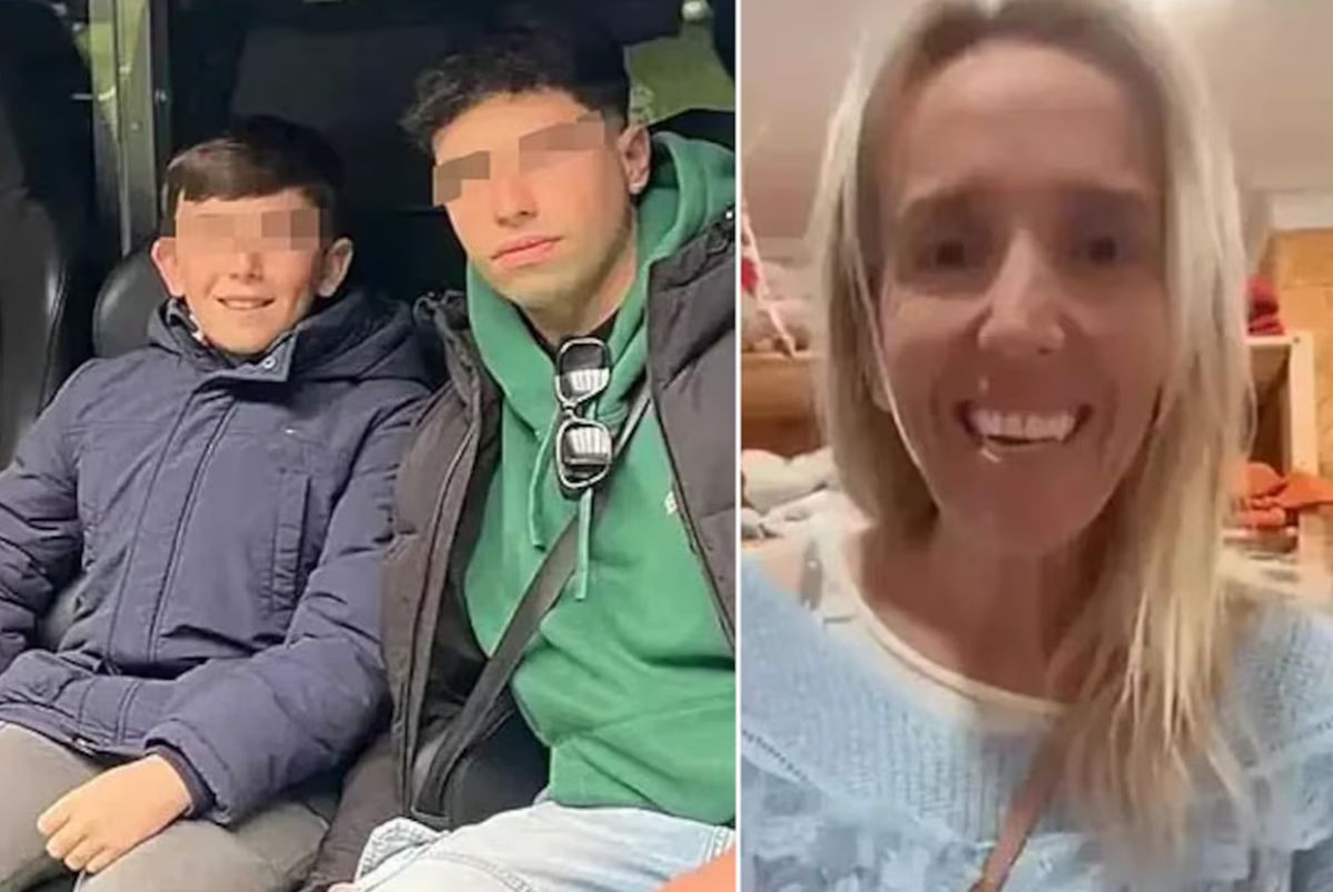 Η Cristina Álvarez (δεξιά), μαζί με τον γιο της Pepe Zamorano και τον ανιψιό της Félix Zamorano