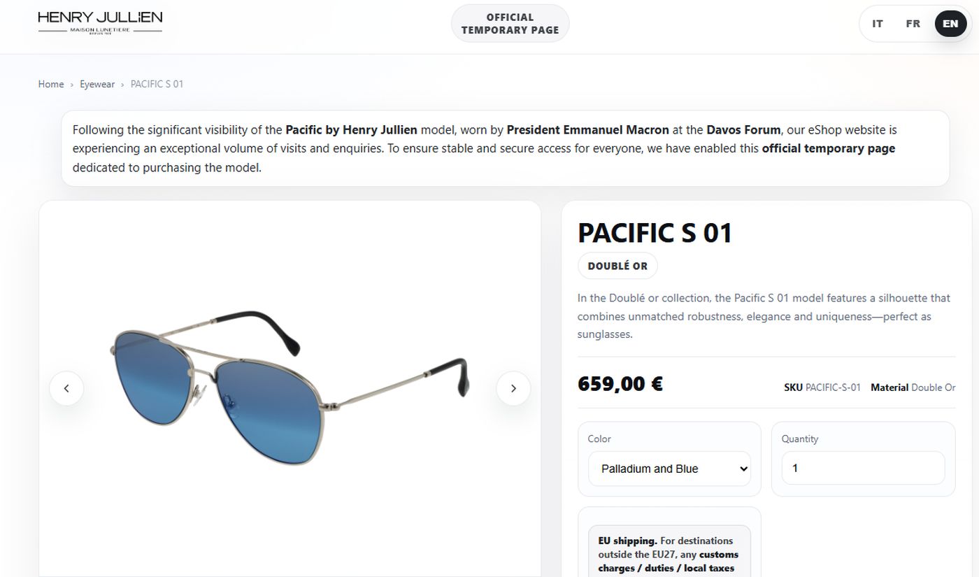 Τεράστια ζήτηση του μοντέλου Pacific by Henry Jullien