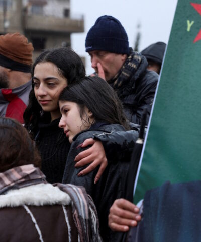 Μέλη της κουρδικής κοινότητας της Συρίας