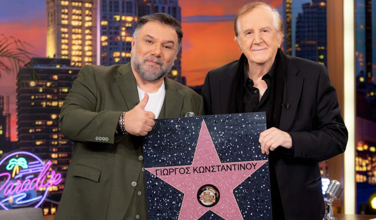 Γρηγόρης Αρναούτογλου με Γιώργο Κωνσταντίνου