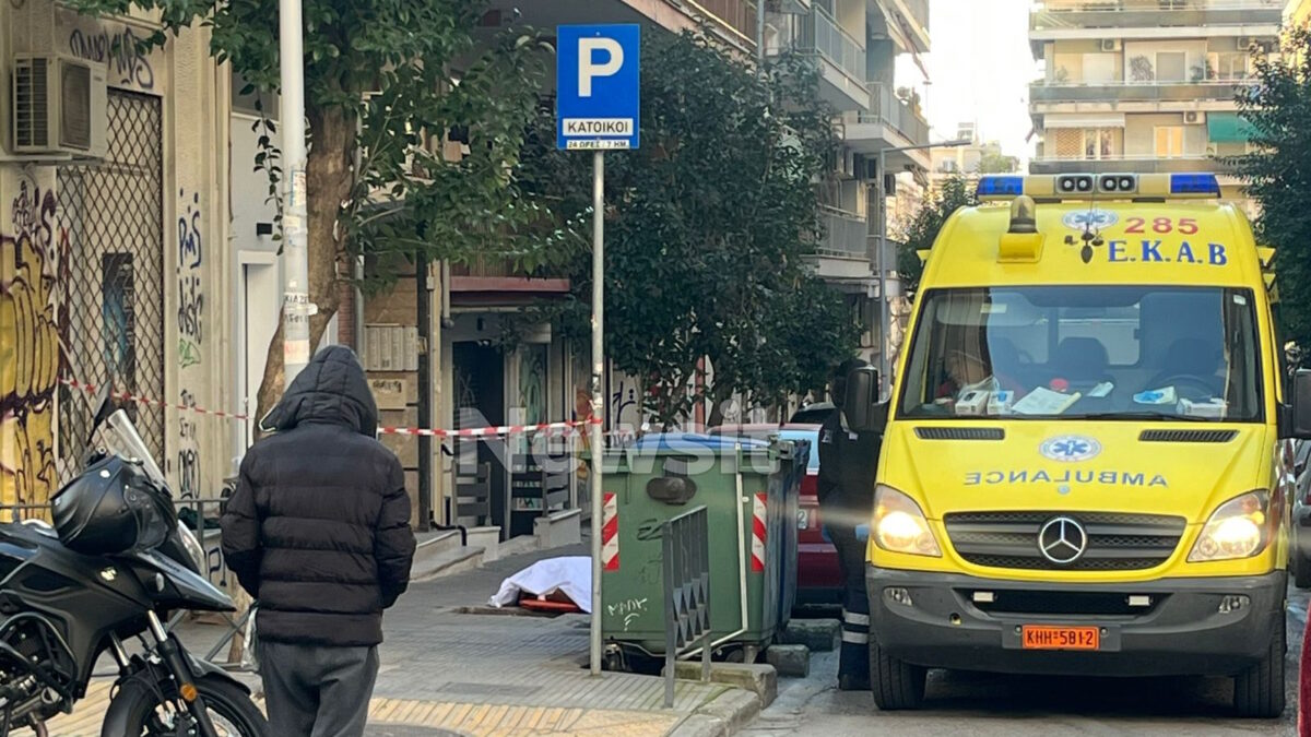 Το σημείο που έπεσε η γυναίκα στη Θεσσαλονίκη