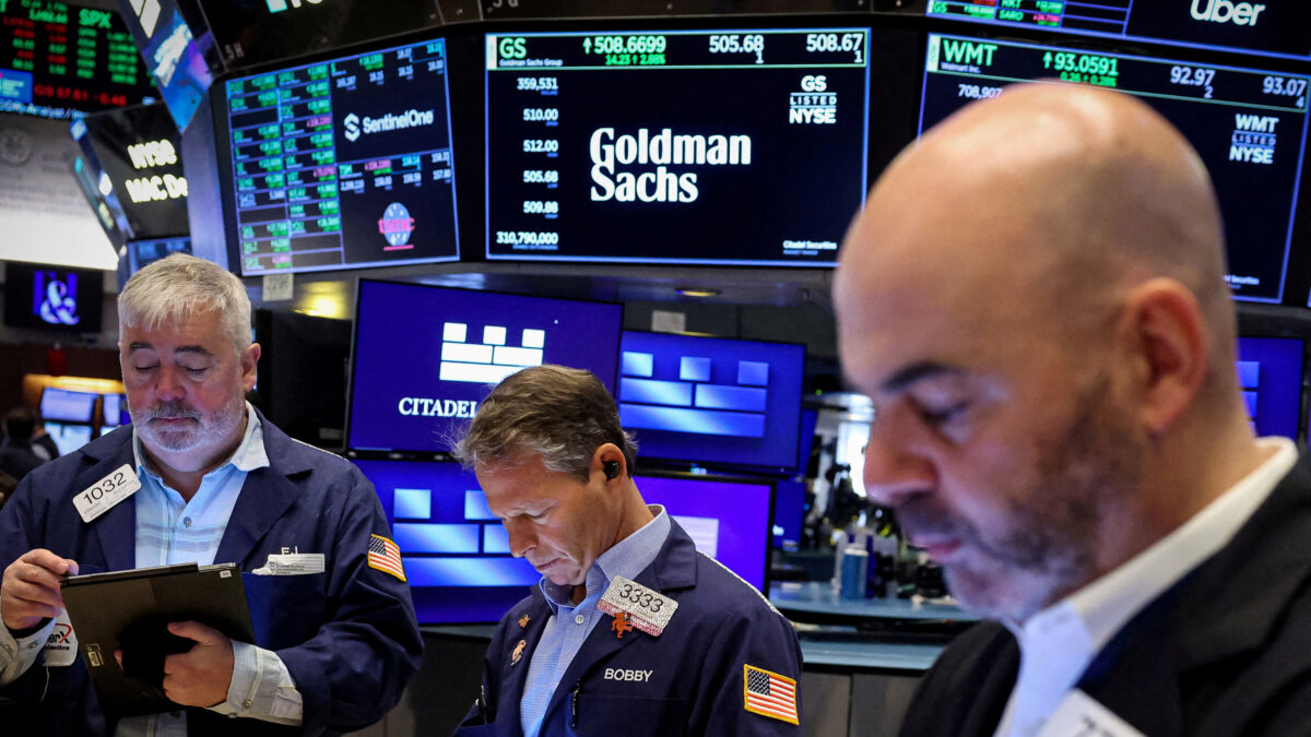 Διαπραγματευτές στο χρηματιστήριο της Νέας Υόρκης (NYSE)