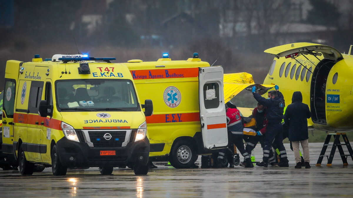 Η άφιξη των τραυματιών οπαδών του ΠΑΟΚ