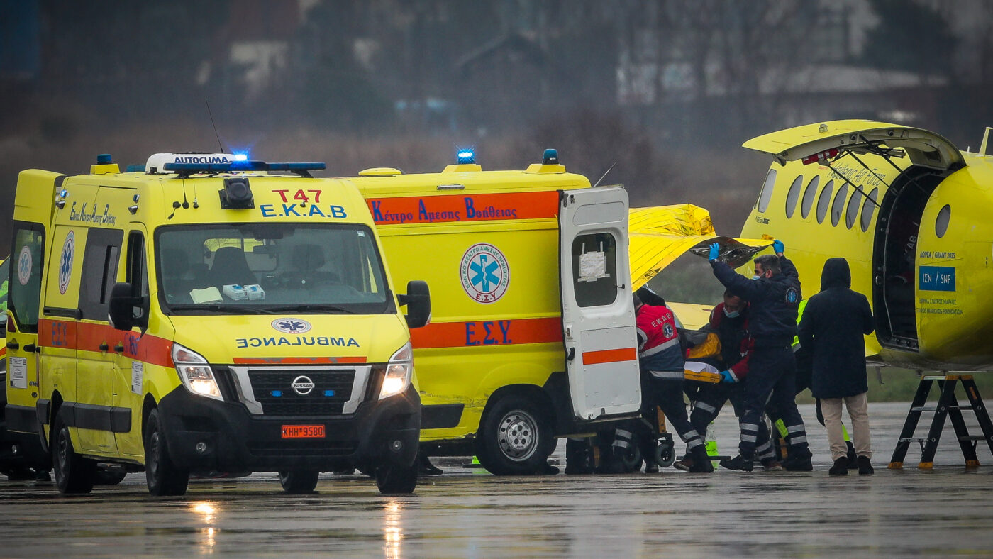 Η άφιξη των τραυματιών οπαδών του ΠΑΟΚ