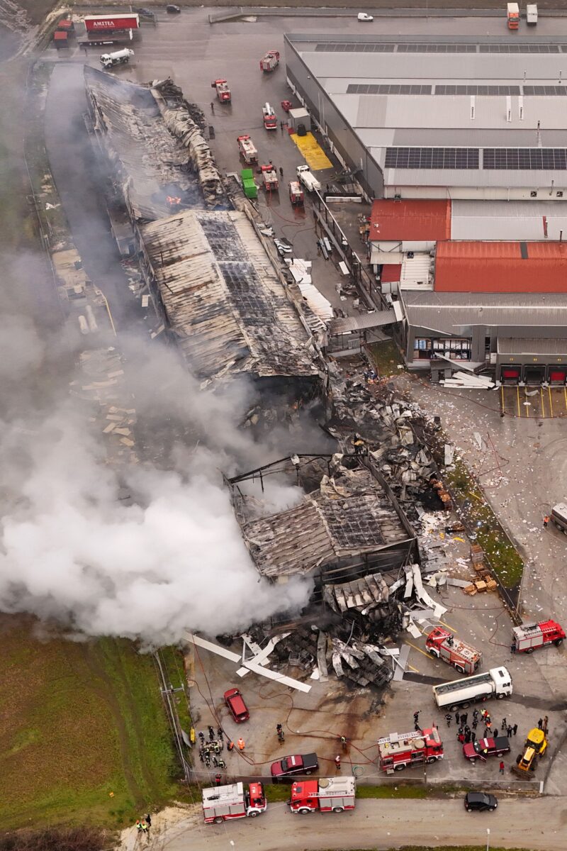 Φωτιά στο εργοστάσιο «Βιολάντα»