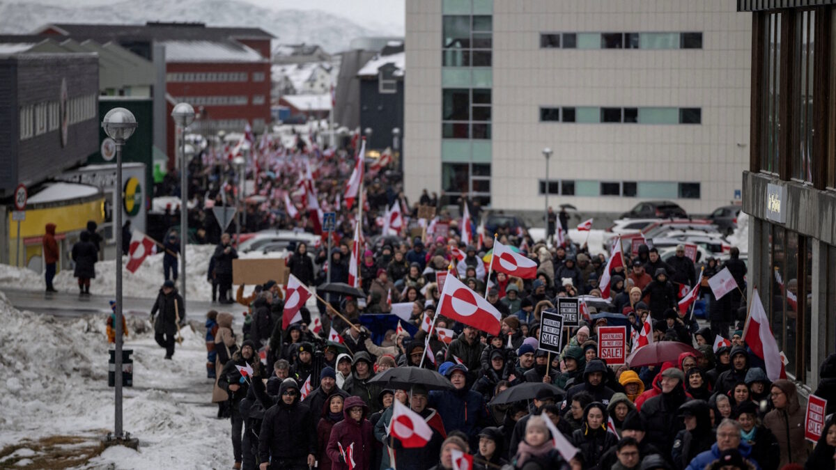 Διαδηλωτές στη Γροιλανδία κατά του Ντόναλντ Τραμπ