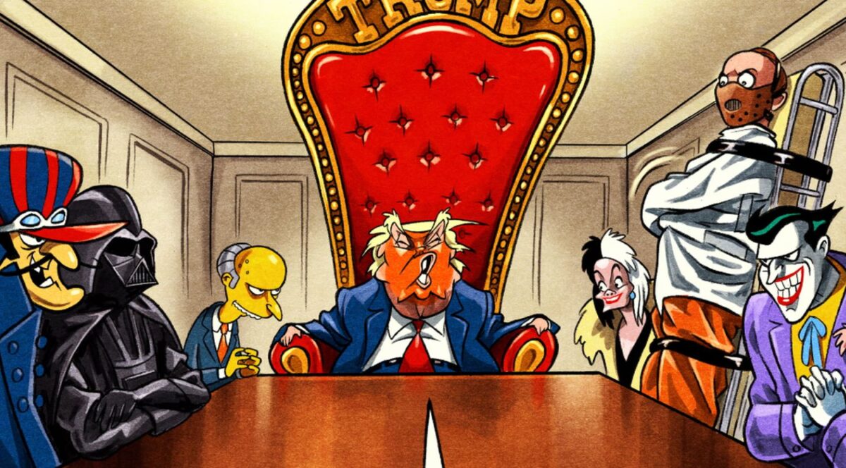 Γελοιογραφία Guardian για το «Συμβούλιο Ειρήνης» του Ντόναλντ Τραμπ