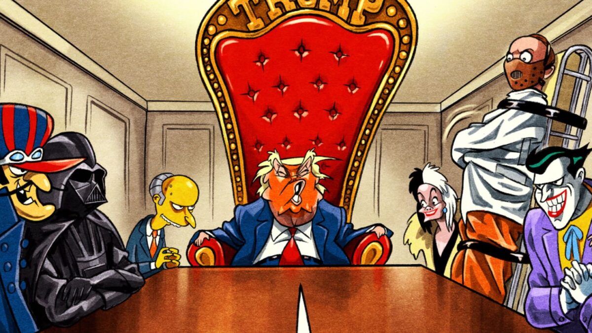 Γελοιογραφία Guardian για το «Συμβούλιο Ειρήνης» του Ντόναλντ Τραμπ