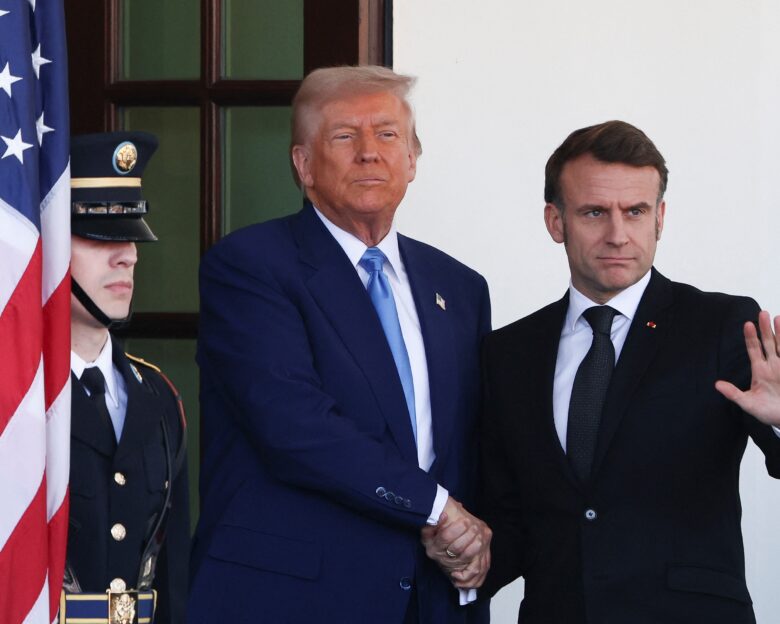 Ντόναλντ Τραμπ και Εμανουέλ Μακρόν
