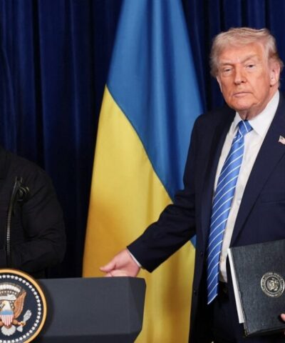 Βολοντίμιρ Ζελένσκι και Ντόναλντ Τραμπ