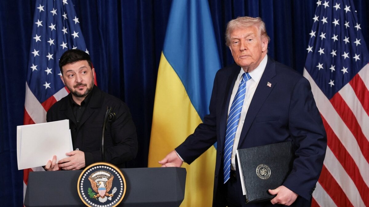 Βολοντίμιρ Ζελένσκι και Ντόναλντ Τραμπ